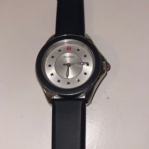 Michele Cape Chronograph Silicone Watch S/S